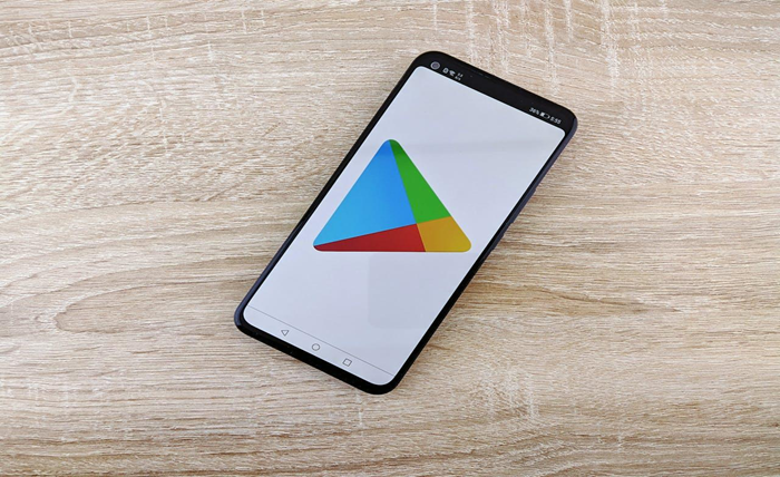 Phone showing app store icon for installs